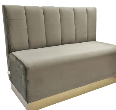 Sofá Ingles con Revestimiento Metálico