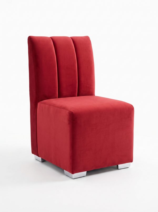 Silla Estilo Inglés Terciopelo